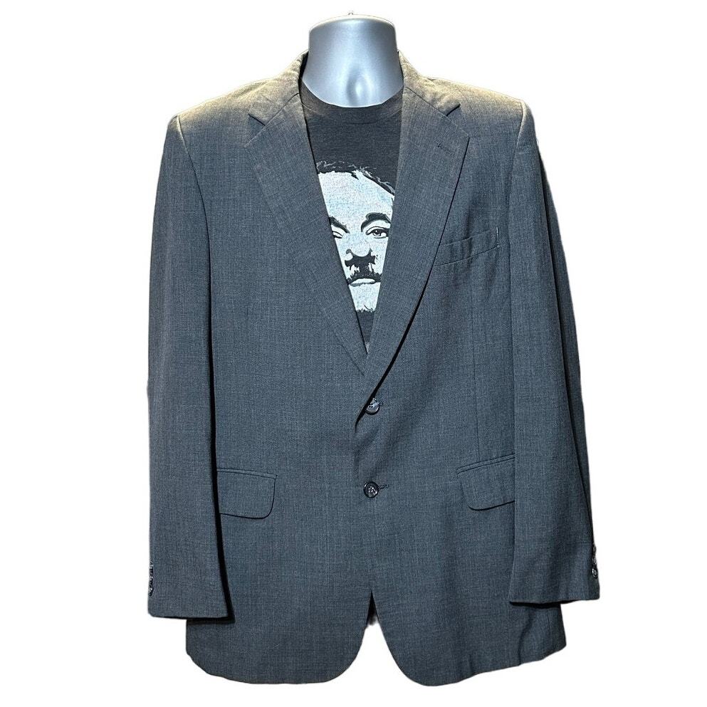 The Two-Fifity-2 Collection American Made Gray Two Button Front Jacket Size 40