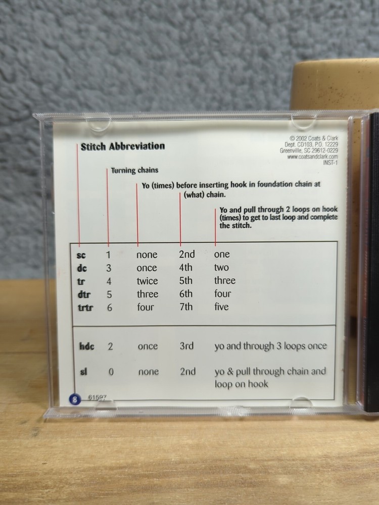 Coats & Clark Crochet Made Easy (CD-Rom, 2002) |