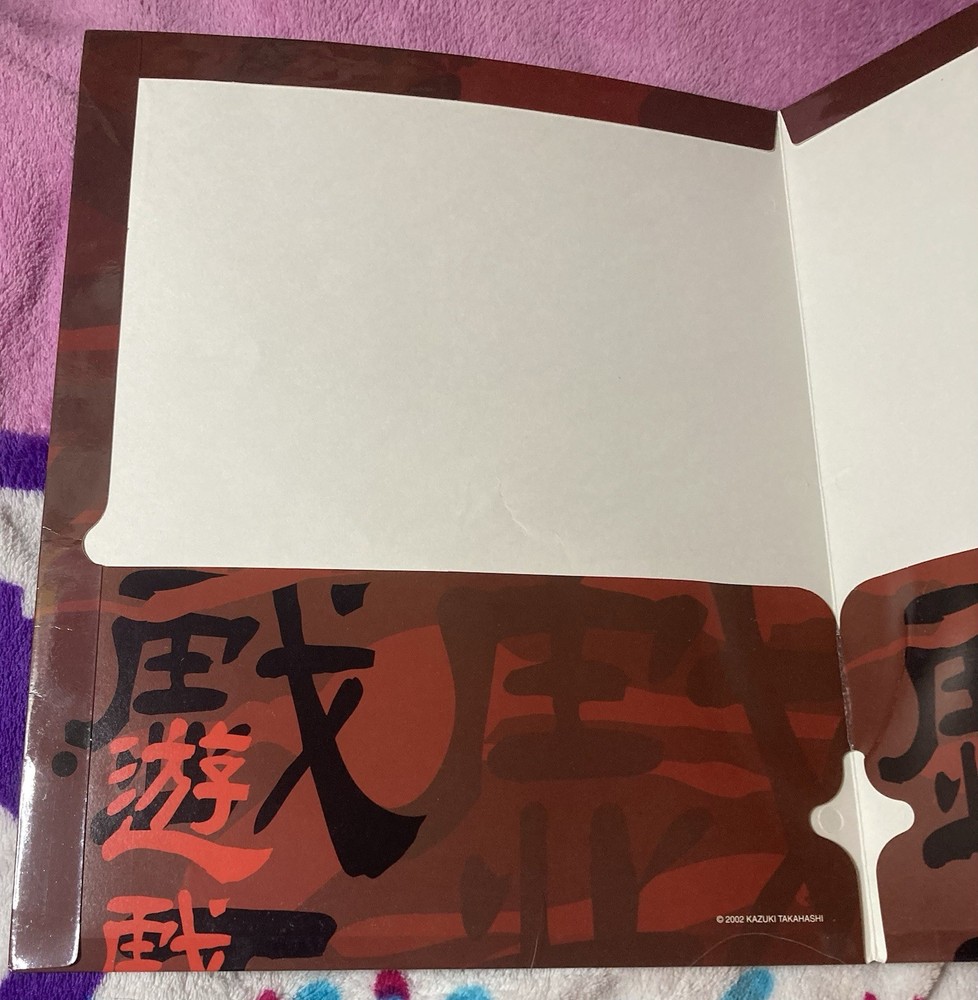 Vintage Yu-Gi-Oh! 3 Ring Folder Binder Starpoint 2002