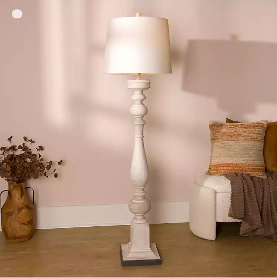 Prussia White Floor Lamp