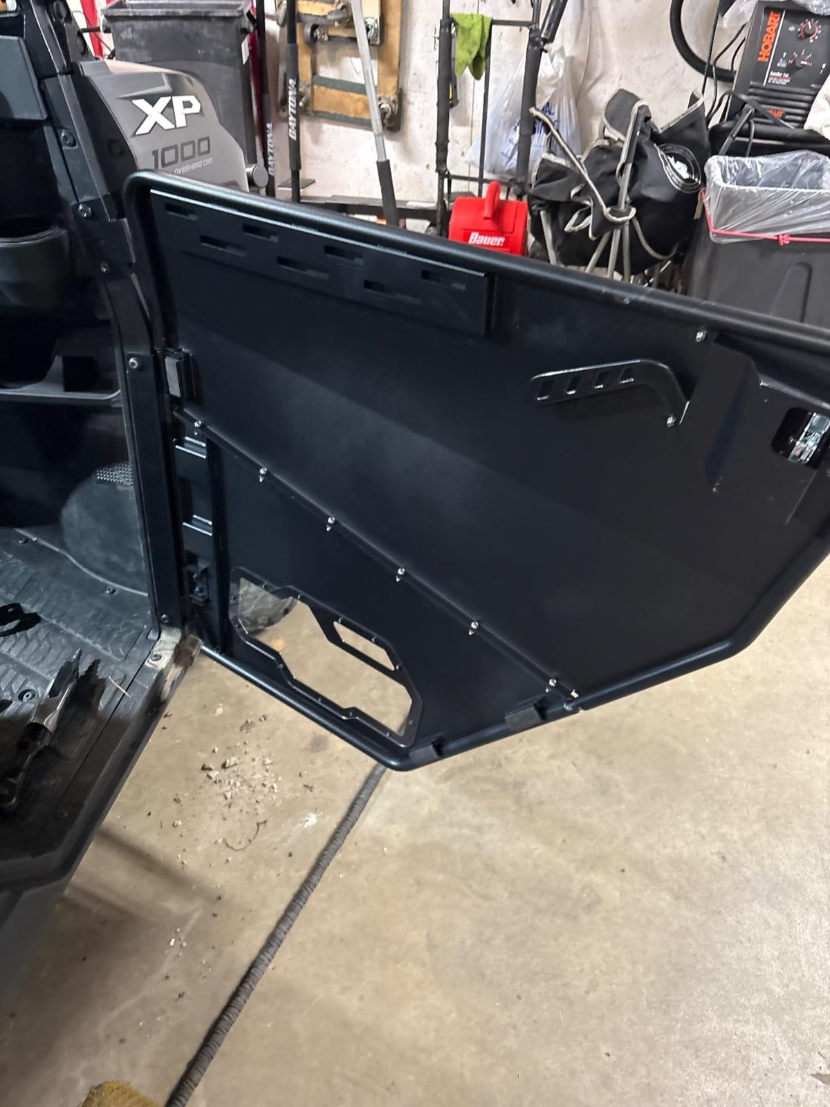Heavy Duty Half Aluminum Door For 2018-2025 Polaris Ranger XP 1000/Ranger 1000