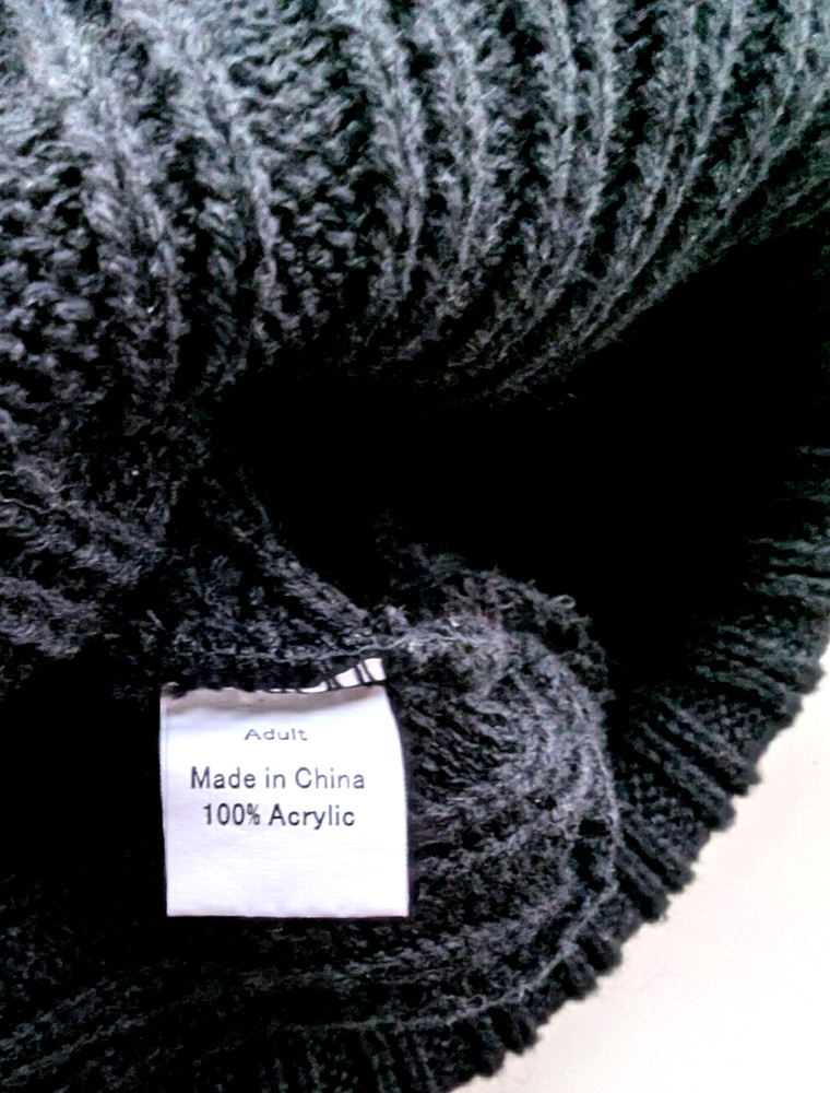 Black Winter Snow Ski Warm Hat