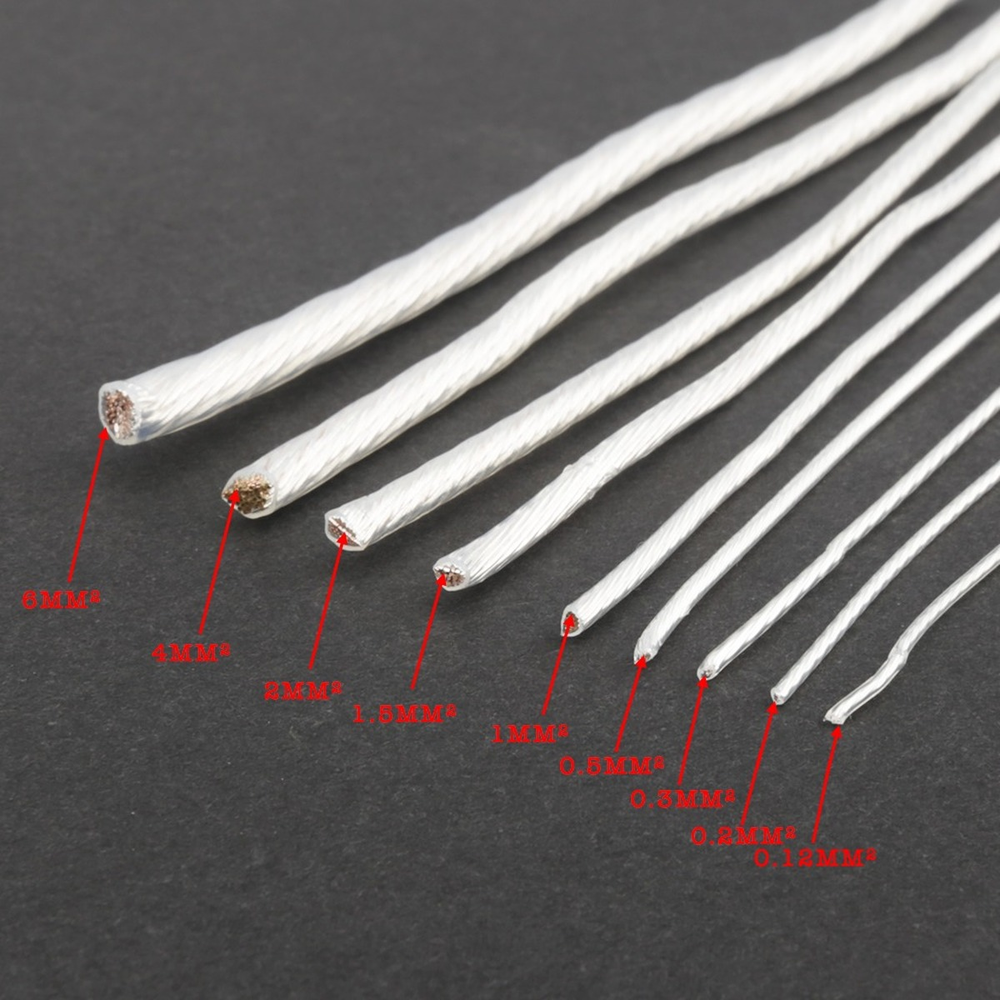 5M Silver Plated 6N OCC Wire Copper Cable For HiFi Amplifier Headphone Speaker