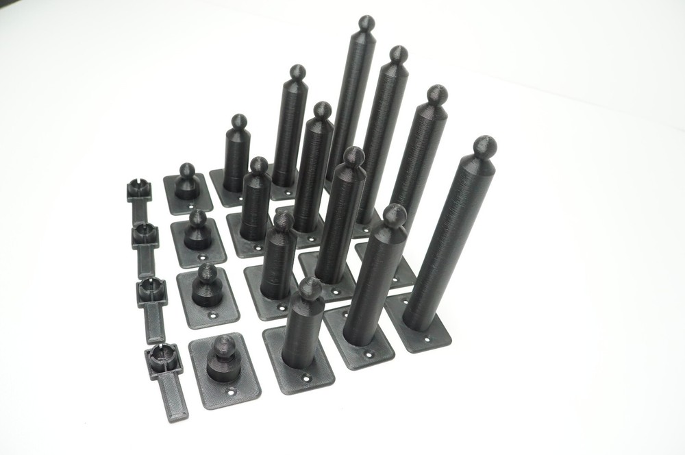 Standard Track Support & Clip - 20 Piece Set for Carrera 124 / 132 / Evolution