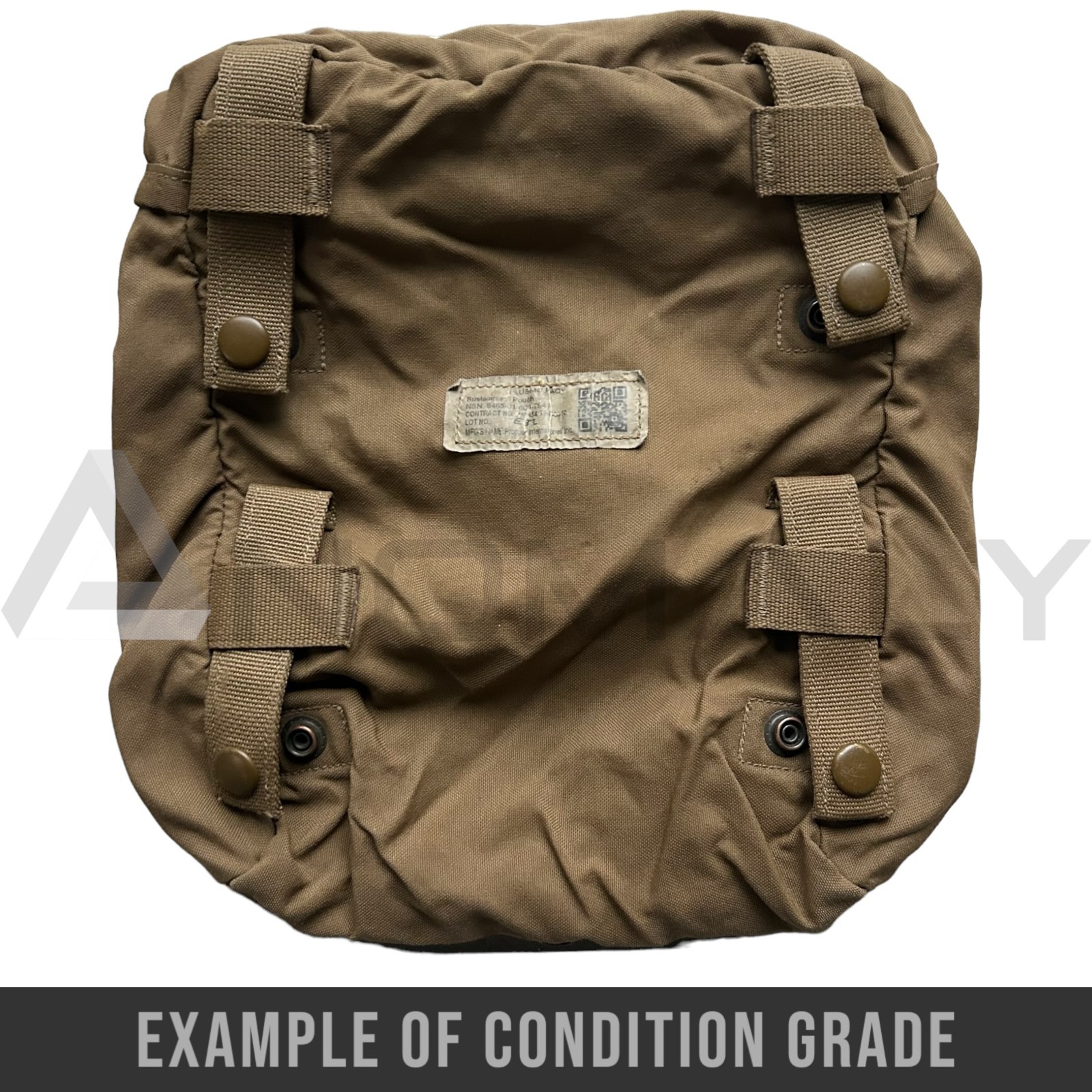 *Lot of 2 Qty* Used USMC FILBE Sustainment Pouch Coyote Brown Molle II FSBE