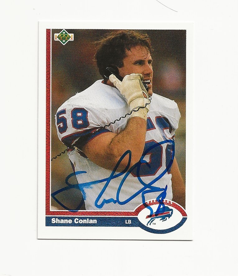 SHANE    CONLAN    BILLS       AUTOGRAPHED    CARD