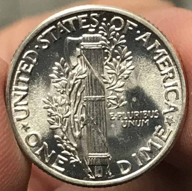 1940 10C Silver Mercury Dime Uncirculated