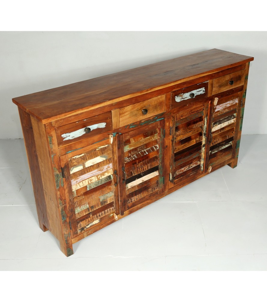 Reclaimed Solid Teak Wood Cabinet, Handcrafted & Extremely - Stunning.