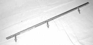 1980-1982 Corvette Retainer Front Bumper Upper With Nuts Left