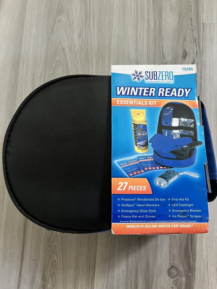 New Subzero Winter Ready Essentials Kit 27 Pieces