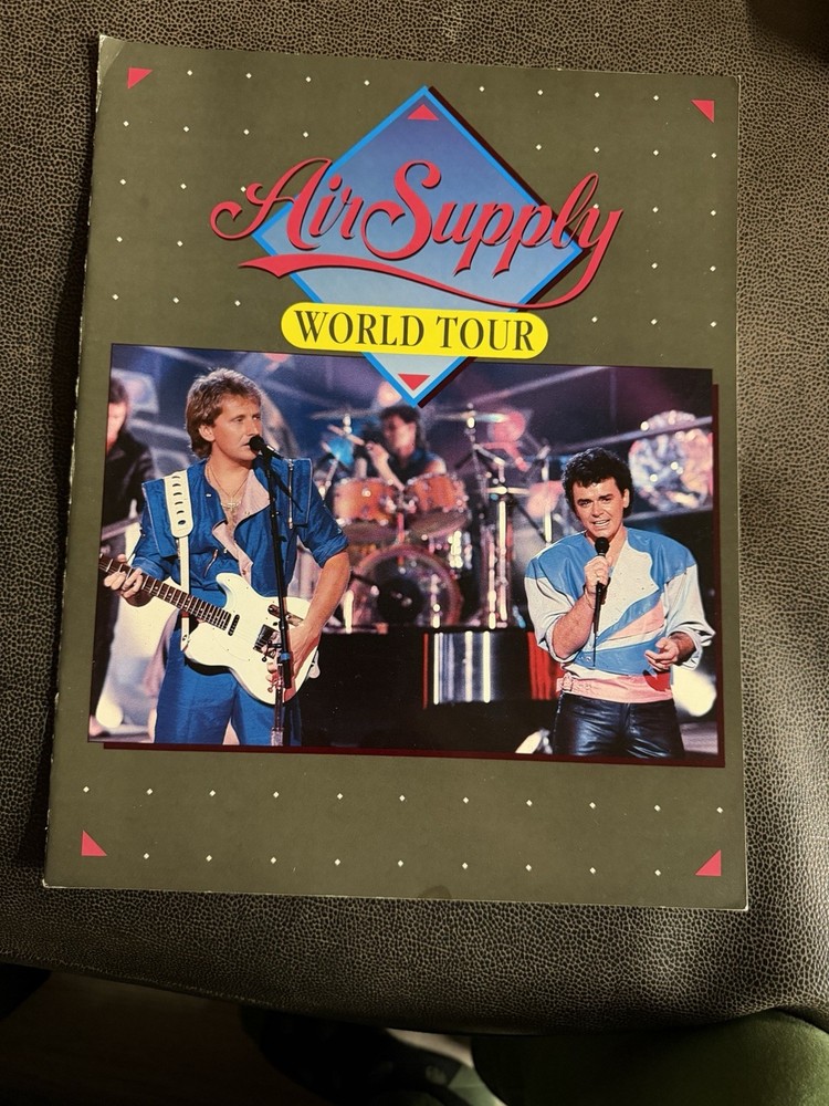 Vintage AIR SUPPLY WORLD TOUR 1984 Concert Program