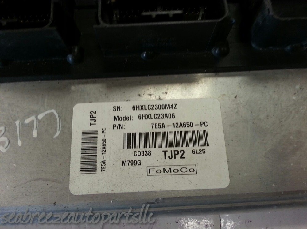 07 08 09 FORD FUSION COMPUTER BRAIN ENGINE CONTROL ECU ECM MODULE 7E5A-12A650-PC