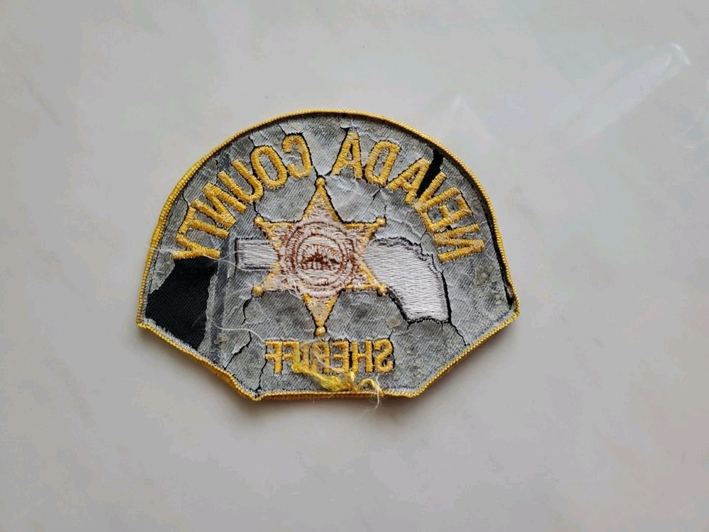 OBSOLETE Nevada County Sheriff California Patch