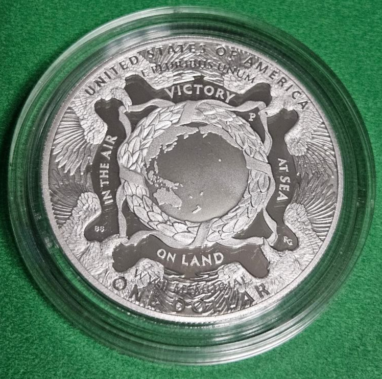 2024 Greatest Generation Proof 99.9% Pure Silver Dollar Coin /Box COA Ships Free