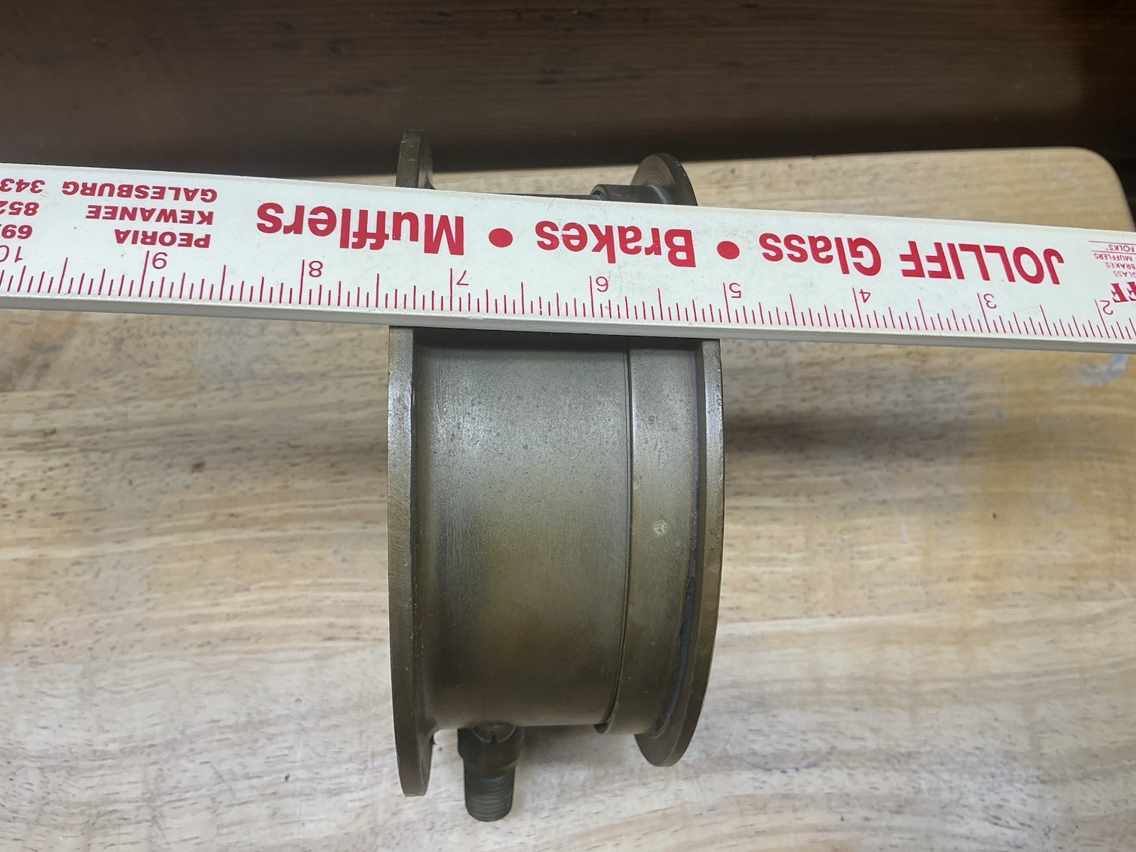 Westinghouse Steam Pressure Gauge 6” Diameter Dual Needles Solid Brass Case