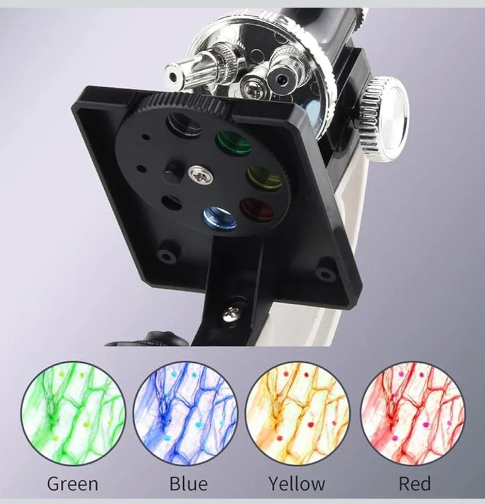 Microscope Accessories Kit 1200X 28 pcs/Set Biological Microscope Microscope...