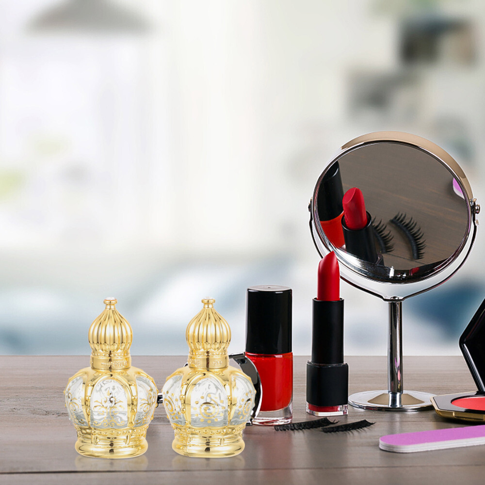 2PCS Essential Oil Bottling Roller Bottles Perfume Dispenser Middle Container