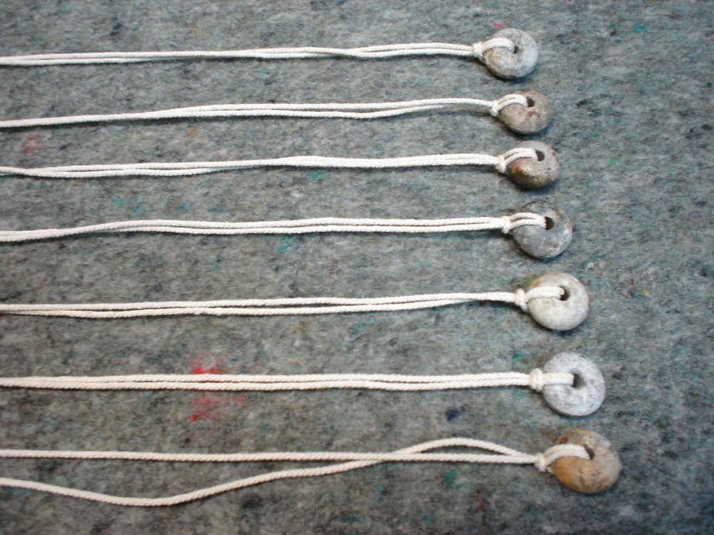 WWII German M24 Potato Masher Pull String, Original Ceramic Donut, Mid War 1943