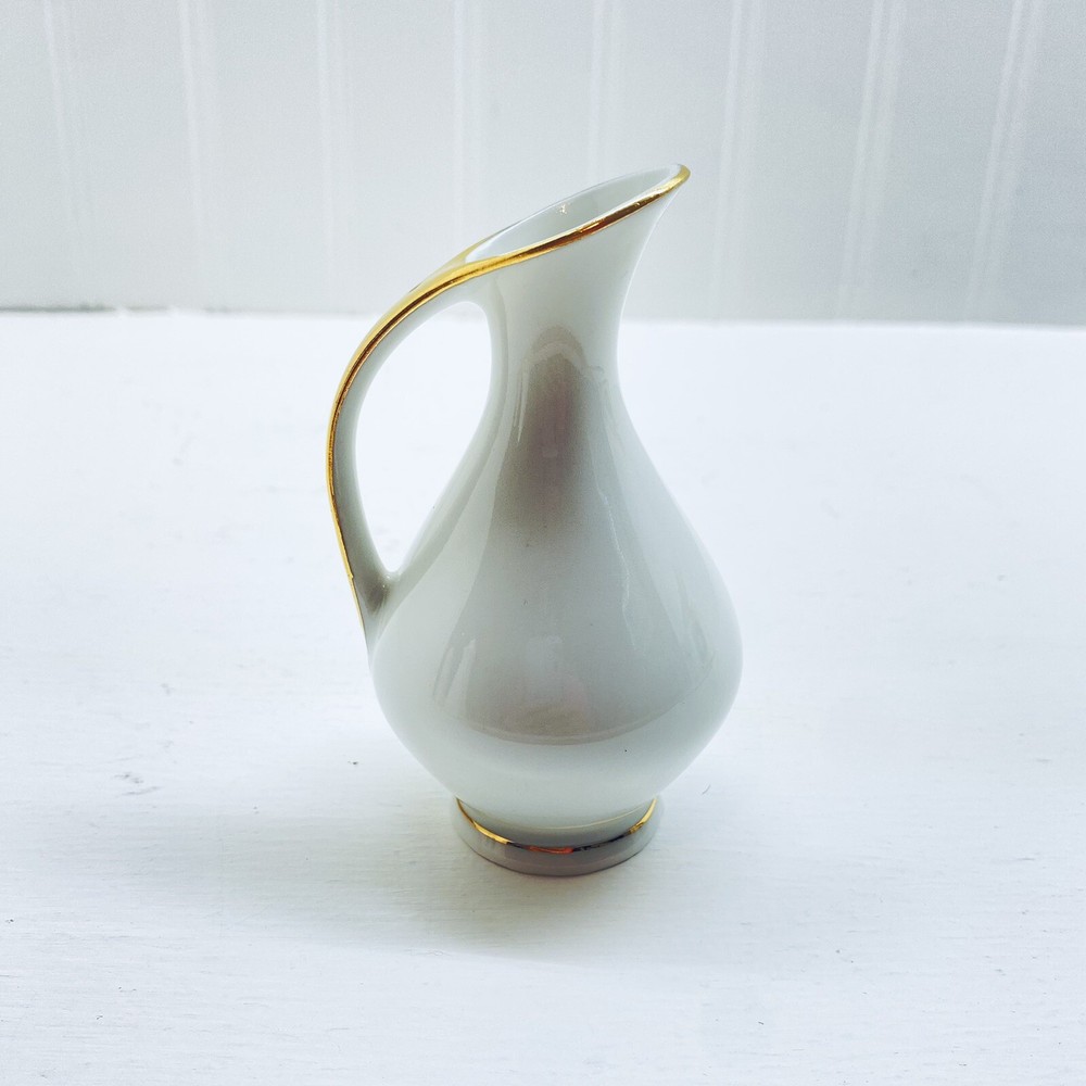 Bavaria Mini Porcelain Pitcher Vase Germany 4”