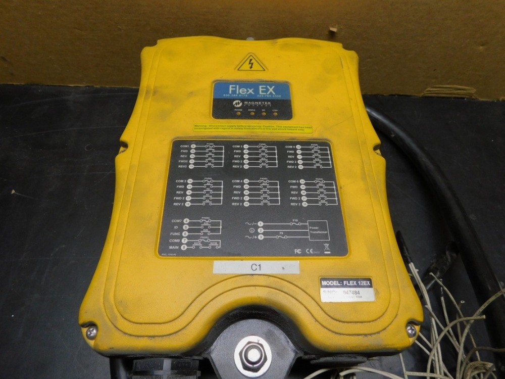 Magnetek Flex EX -- FLEX 12EX Overhead Crane Remote Controller w/ Pendant