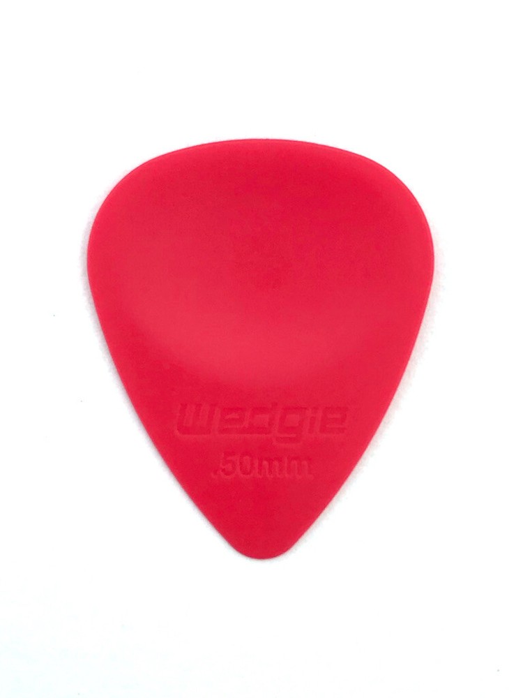 Wedgie Delrin EX Guitar Picks | .50mm | Red | 12 pcs