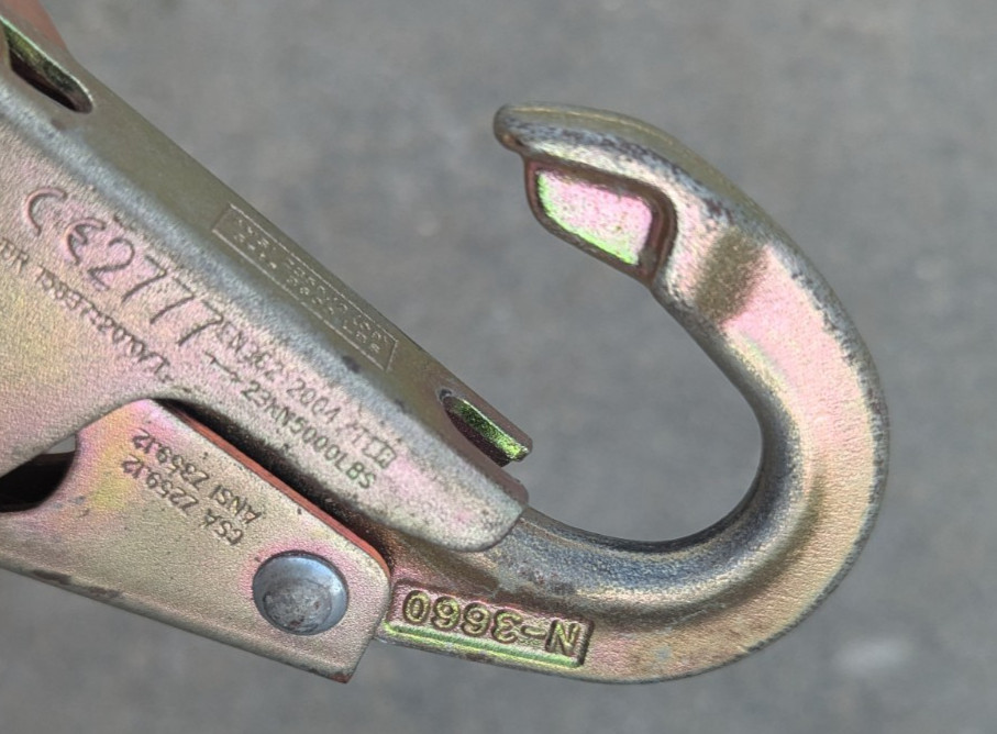 N-3660 Forged Spreader Snap Hook Self Locking