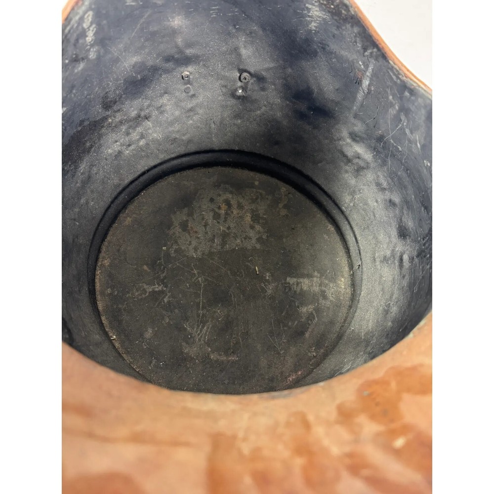 victorian copper helmet coal scuttle