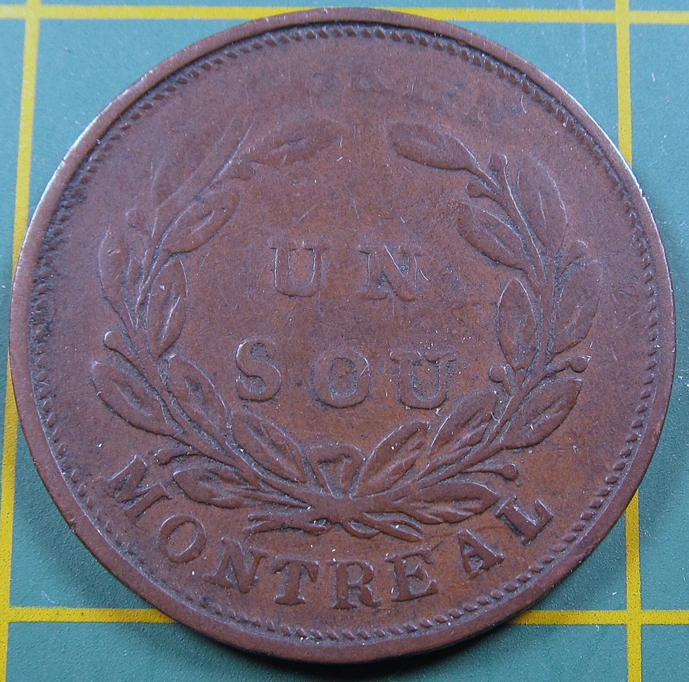 Lower Canada Un Sou Token LC-29C
