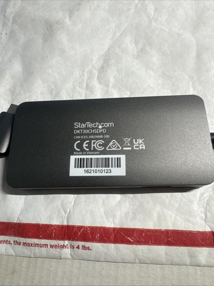 StarTech USB-C Multiport Adapter DKT30CHSDPD