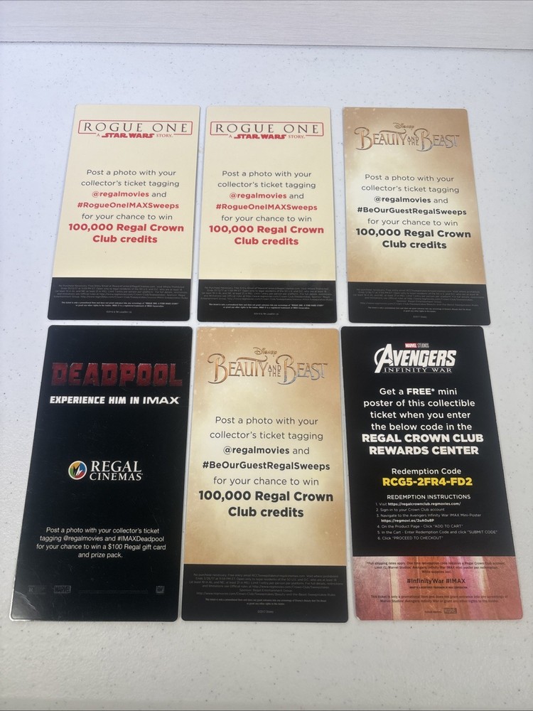 IMAX Tickets Bundle Lot 19