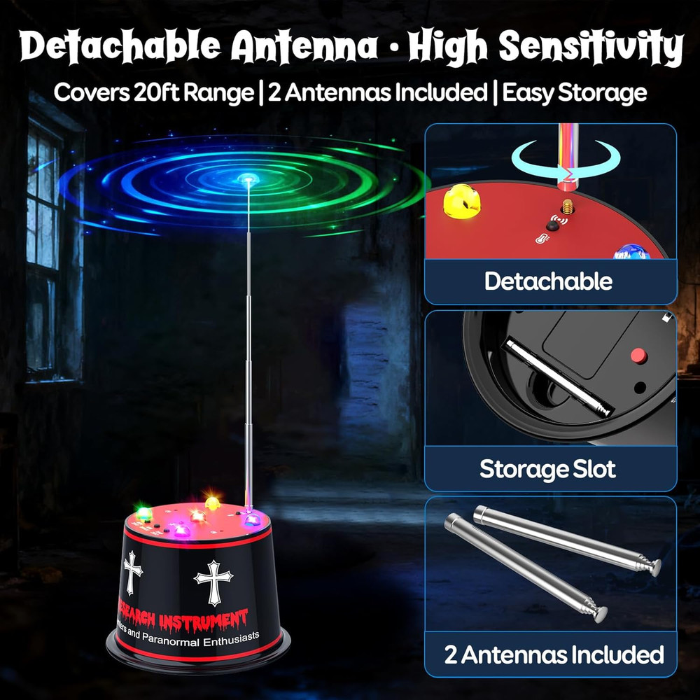 Pro EMF Ghost Detector with Auto Calibration & 5 Sensitivity Levels