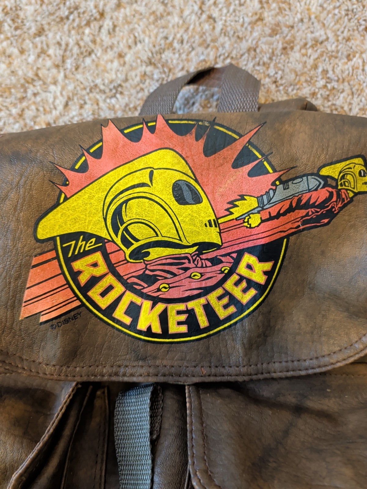 The Rocketeer Disney Collectible Bag Vintage Rare