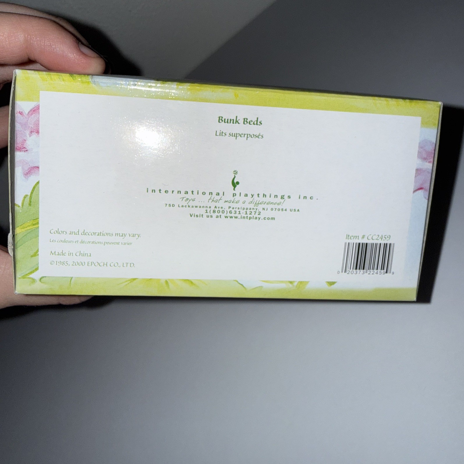 CALICO CRITTERS #CC2459 Bunk Beds Furniture Set - New Sealed Vintage