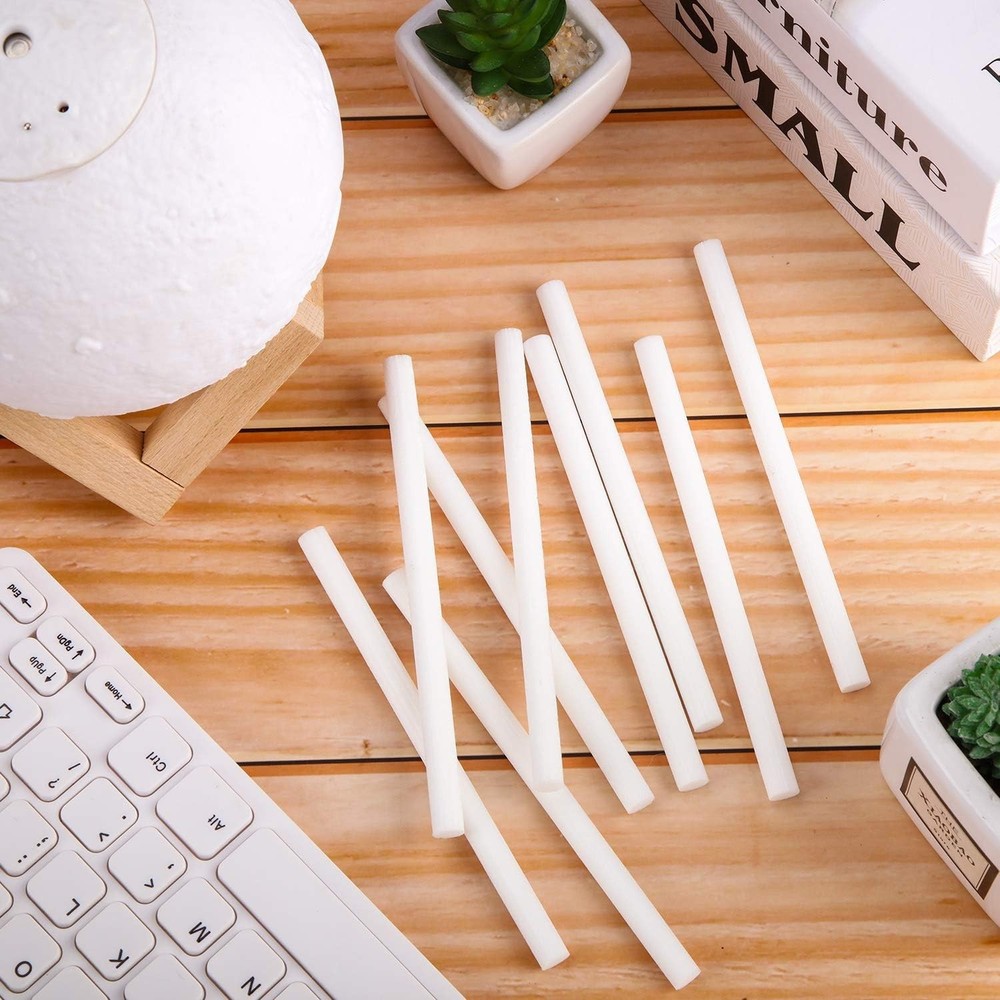 Pure Cotton 24 Pcs Humidifier Filter Sticks - Custom Length for Diffusers