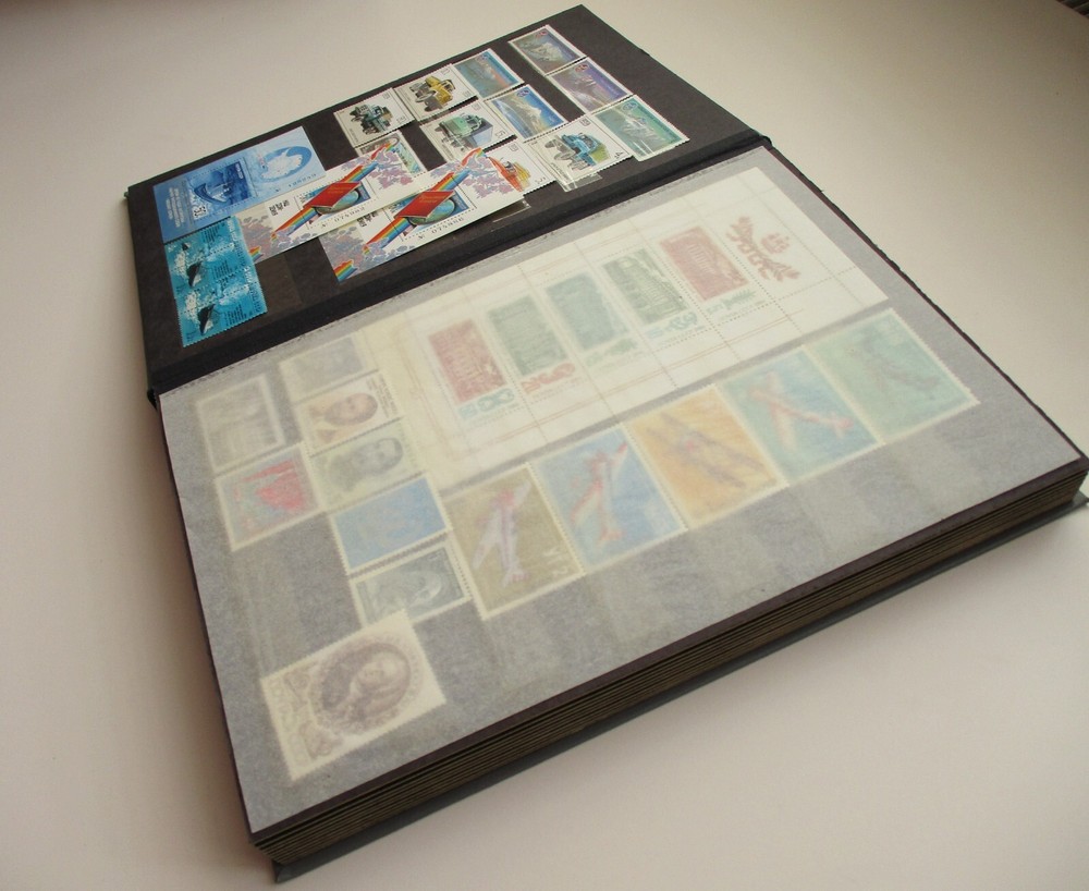 LARGE COLLECTION OF USSR STAMPS ON DIFFERENT SUBJECTS, MNKh condition