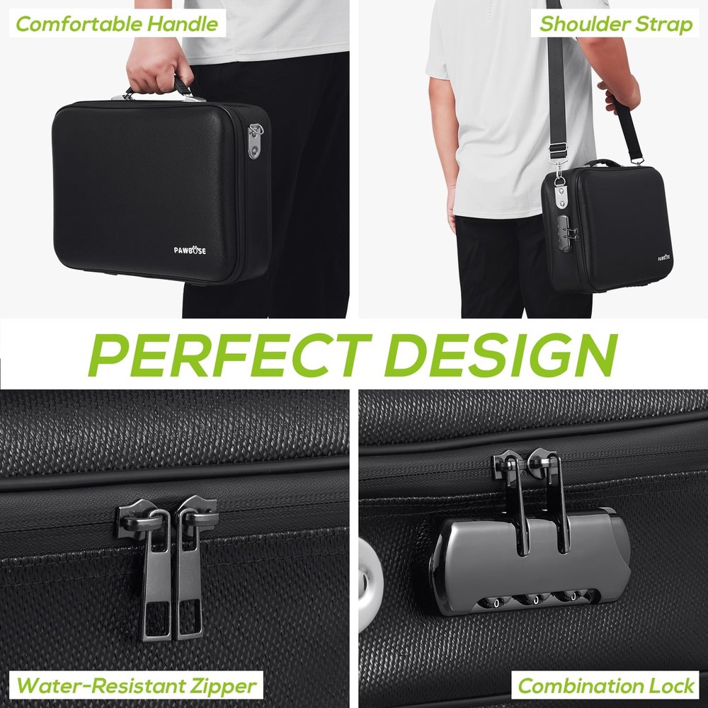 Fireproof Document Home Safe with Combination Lock, XL Hard Fireproof box