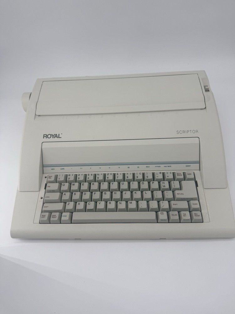Royal Scriptor Portable Electronic Typewriter 13" 69149V Model AX-150