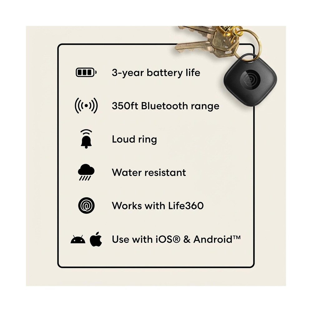 Tile Essentials - Bluetooth Trackers & Item Locators for Keys, Wallets, Remot...