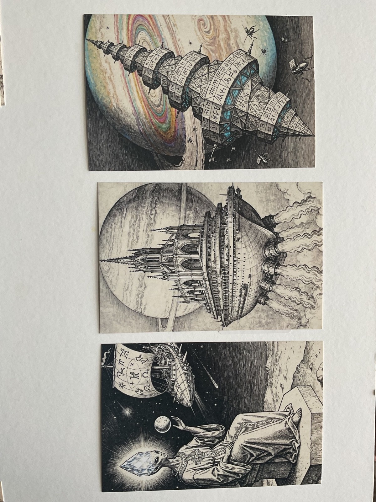 Weird Alien Postcard Strange Alien Postcards UFO (3)