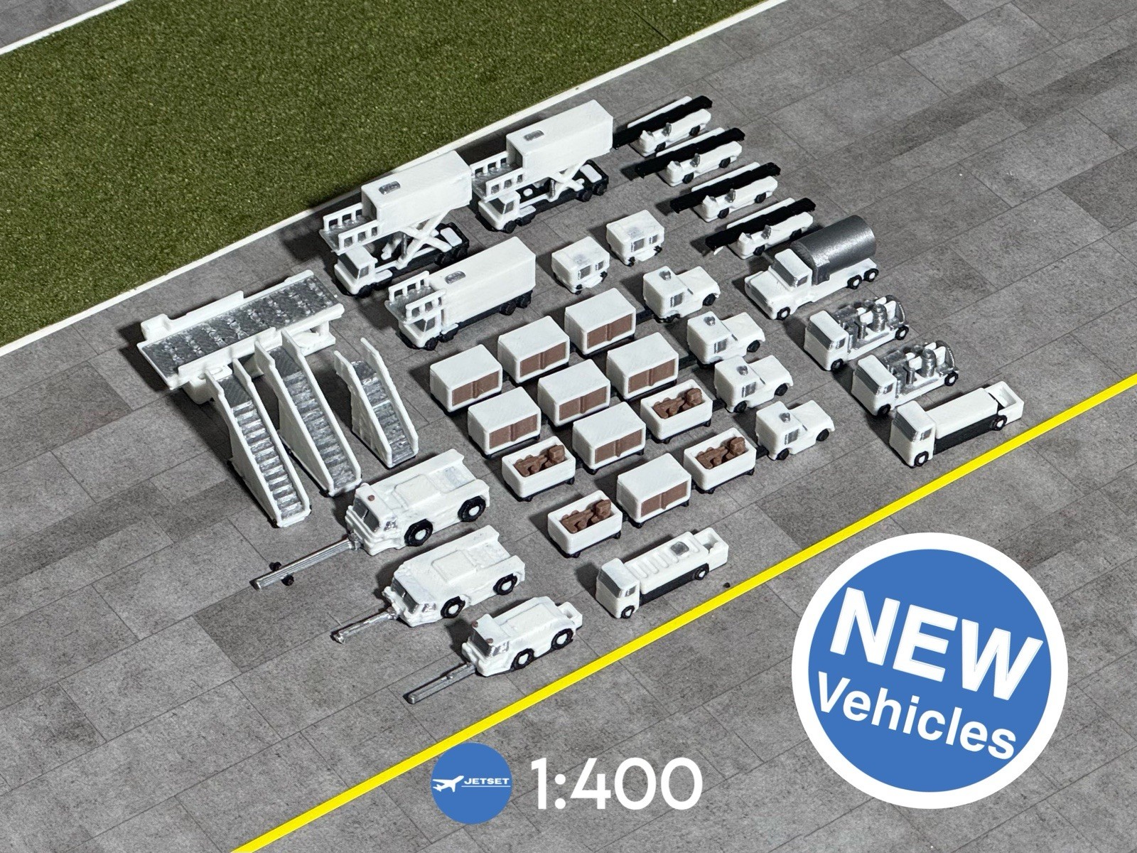 1:400 SCALE GENERIC GSE DELUXE: Airport Accessories