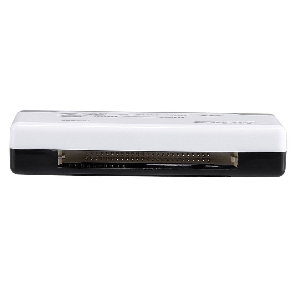 Mini 6-IN-1 USB 2.0 Memory Card Reader White High Speed For CF xD SD MS SDHC