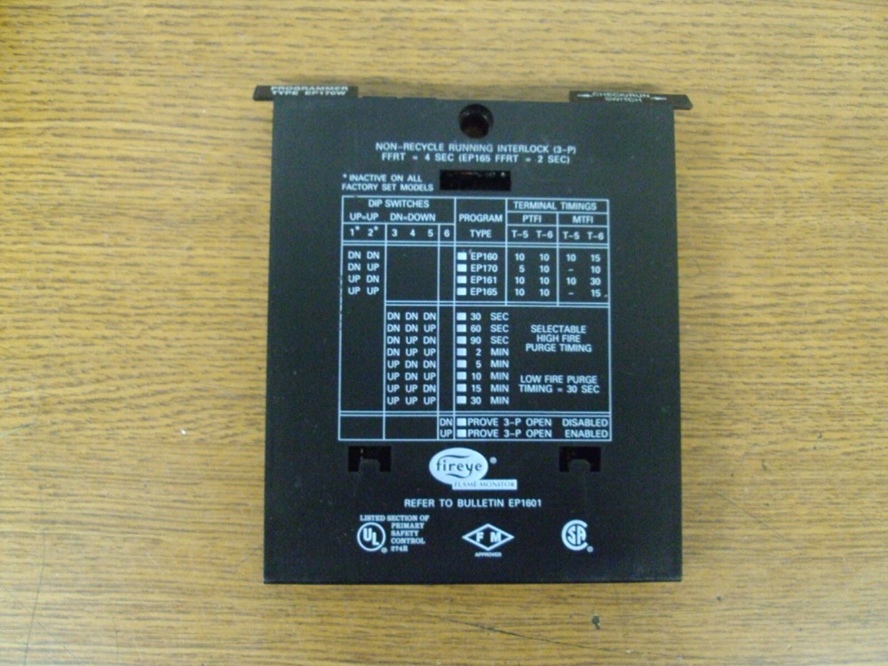 Fireye EP170W Program Module B357