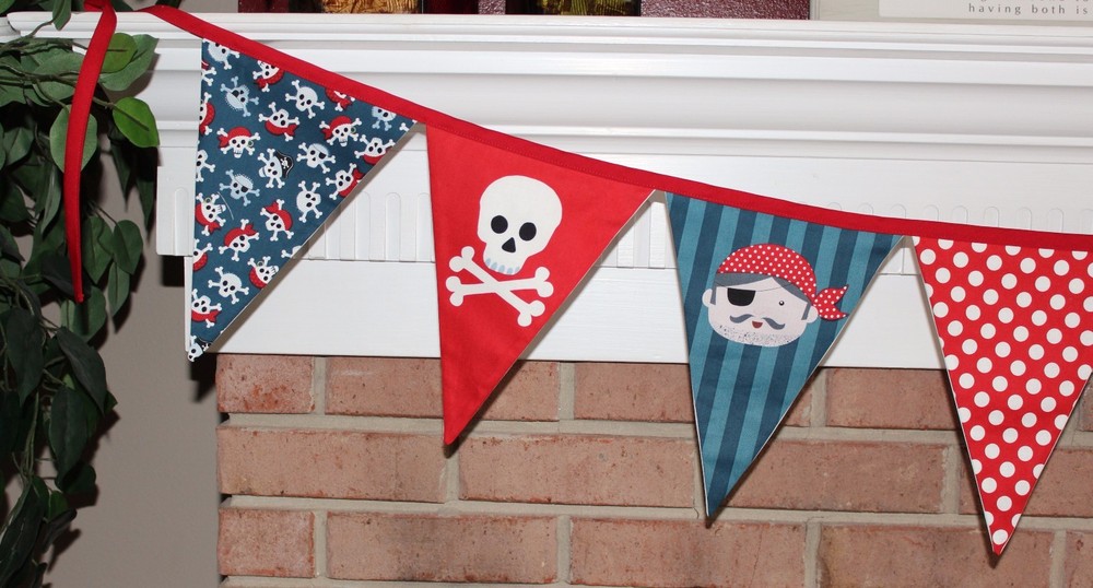 Pirate Pennant Banner Flags REDUCED
