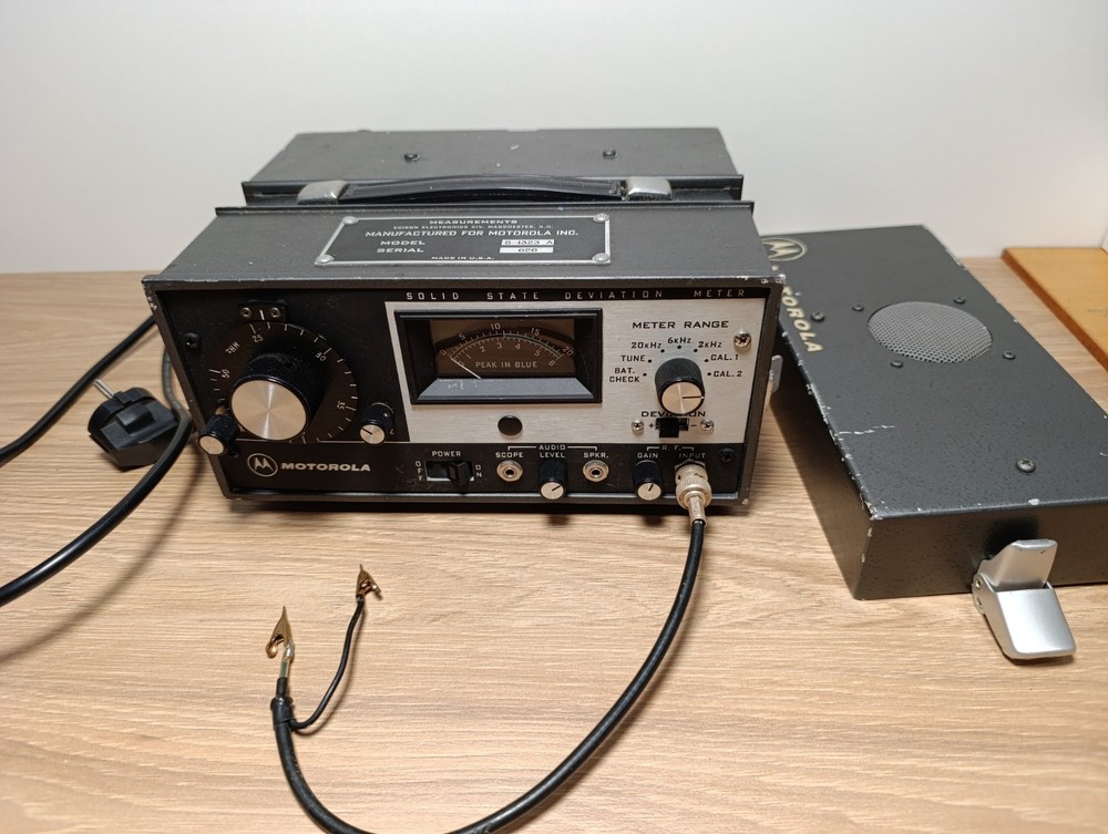 Motorola Solid State Deviation Meter Model S-1323A USA Used