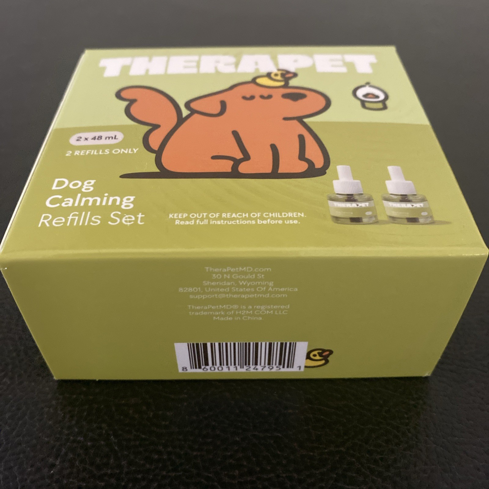 Box 2x Refills THERAPET 60-Day Dog Calming Refill Set for Plug-In Diffuser New