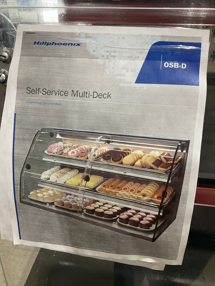 Hillphoenix multi-deck Countertop Merchandiser Model OSB-D