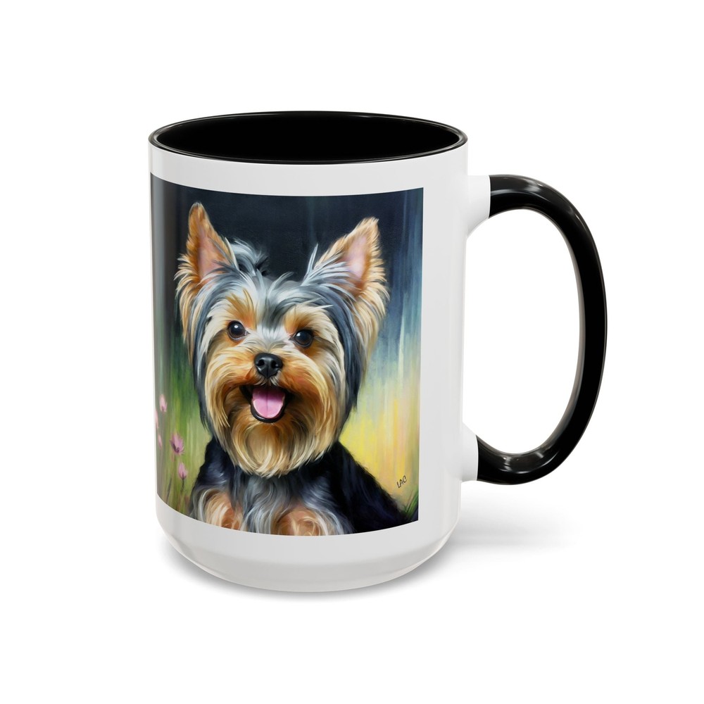 Yorkshire Terrier Ceramic Accent Coffee Mug