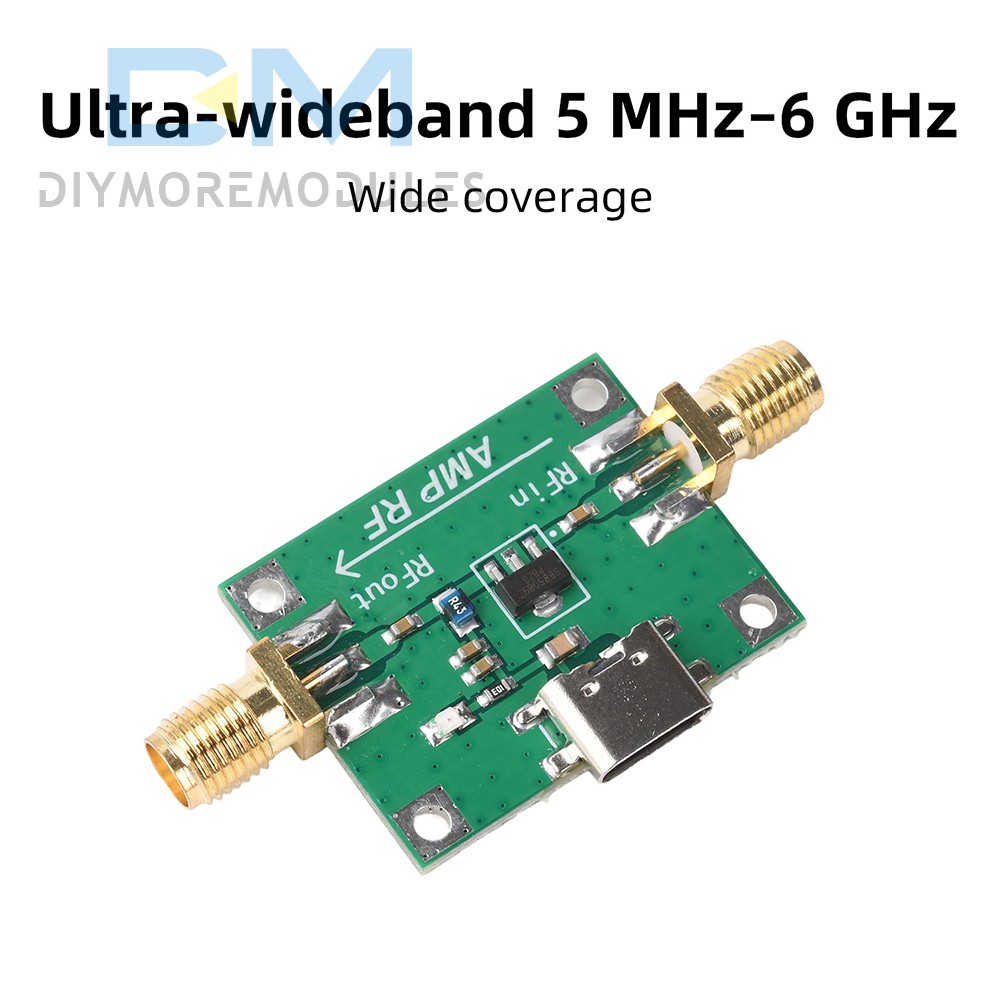 SBB5089 20dB Gain RF Module 5MHz–6GHz RF Power Amplifier RF Preamplifier Module
