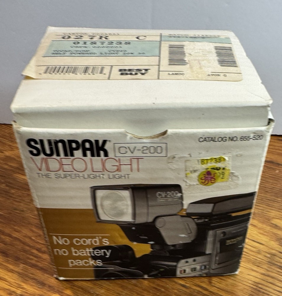 Sunpak CV-200 Video Light Open Box