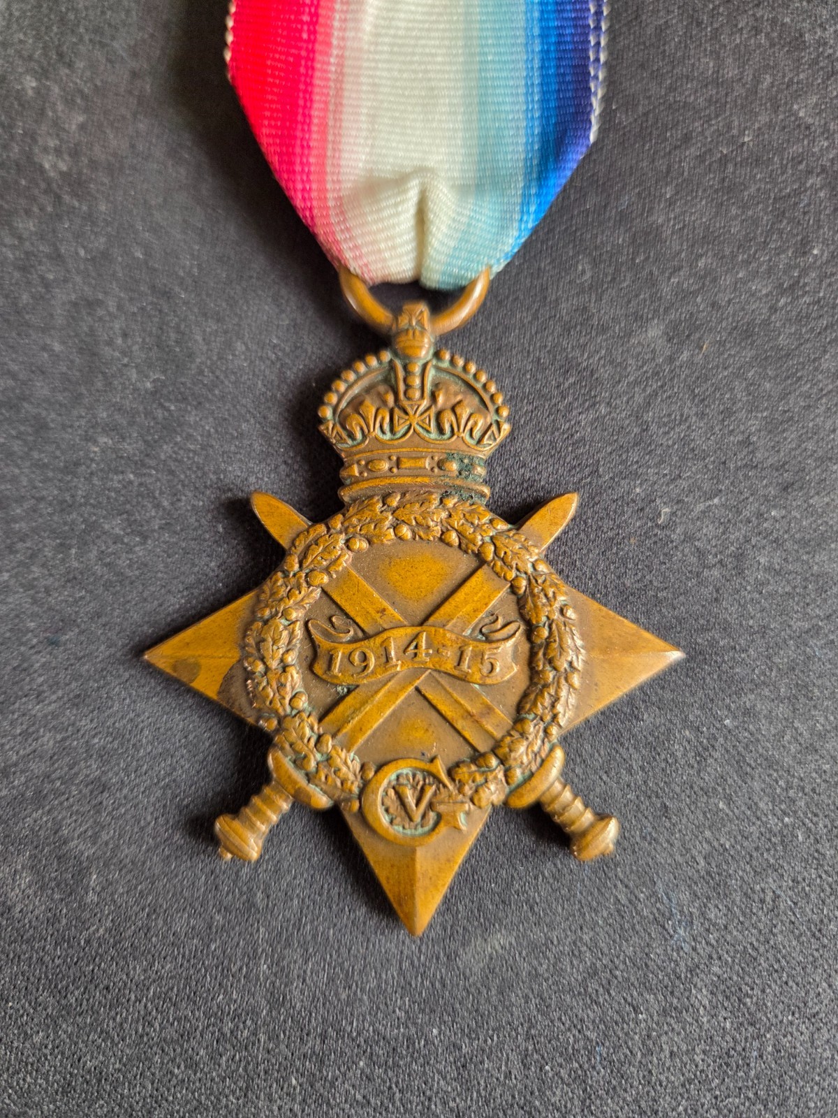 WW 1 Medal, 1914-15 Star. 80231 Gnr J. Statter. R.A.